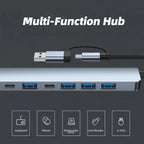 The Multi-Tasker: 8-in-2 Universal Docking Hub