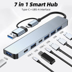 The Multi-Tasker: 8-in-2 Universal Docking Hub