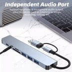 The Multi-Tasker: 8-in-2 Universal Docking Hub